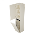 Zeist hogekast met wasmand (Greige) 3