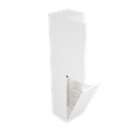 Zeist hogekast met wasmand (Hoogglans wit) 1