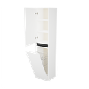Zeist hogekast met wasmand (Hoogglans wit) 7