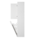 Zeist hogekast met wasmand (Houtlook wit) 15