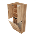 Zeist dubbele hogekast met wasmand (Dorado) 3