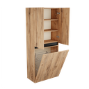 Zeist dubbele hogekast met wasmand (Dorado) 5