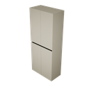 Zeist dubbele hogekast met wasmand (Taupe) 4