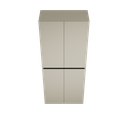 Zeist dubbele hogekast met wasmand (Taupe) 14