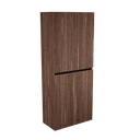 Zeist dubbele hogekast met wasmand (Walnoot) 6