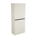 Zeist dubbele hogekast met wasmand (Greige) 6