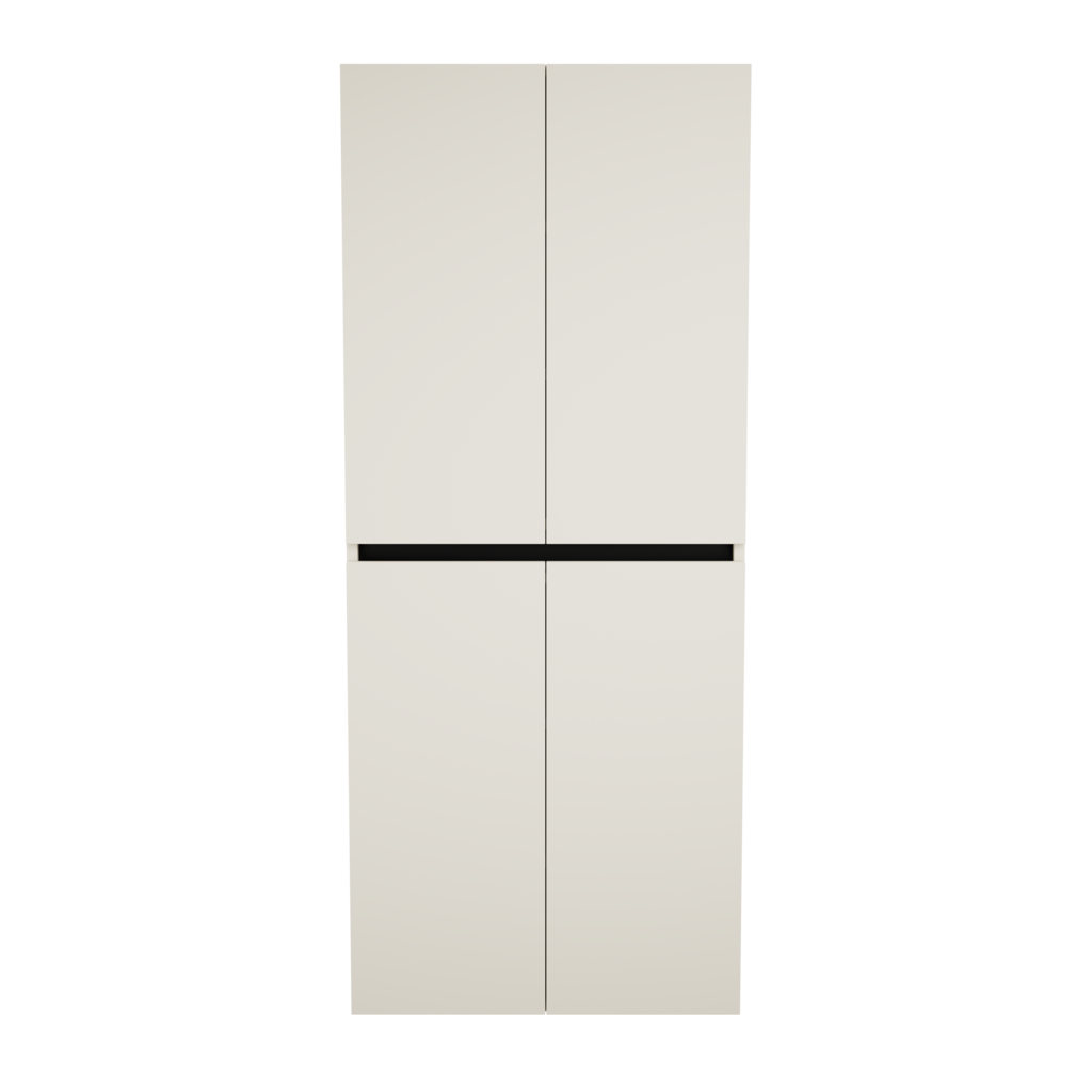 Zeist dubbele hogekast met wasmand (Greige) 10