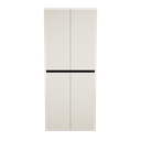 Zeist dubbele hogekast met wasmand (Greige) 10