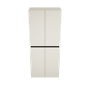 Zeist dubbele hogekast met wasmand (Greige) 12