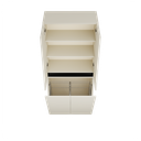 Zeist dubbele hogekast met wasmand (Greige) 13