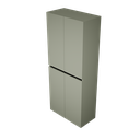 Zeist dubbele hogekast met wasmand (Saliegroen) 4