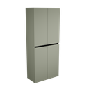 Zeist dubbele hogekast met wasmand (Saliegroen) 6