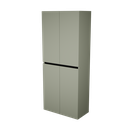 Zeist dubbele hogekast met wasmand (Saliegroen) 8