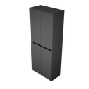 Zeist dubbele hogekast met wasmand (Donkergrijs) 4