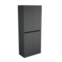 Zeist dubbele hogekast met wasmand (Donkergrijs) 6