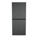 Zeist dubbele hogekast met wasmand (Donkergrijs) 10