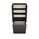 Zeist dubbele hogekast met wasmand (Donkergrijs) 11