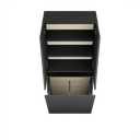 Zeist dubbele hogekast met wasmand (Donkergrijs) 13