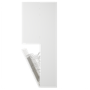 Zeist dubbele hogekast met wasmand (Hoogglans wit) 15