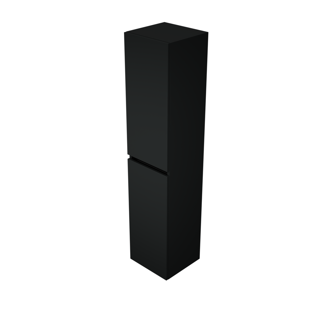 Zeist hogekast met wasmand (Donkerzwart) 4