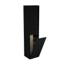 Zeist hogekast met wasmand (Donkerzwart) 5