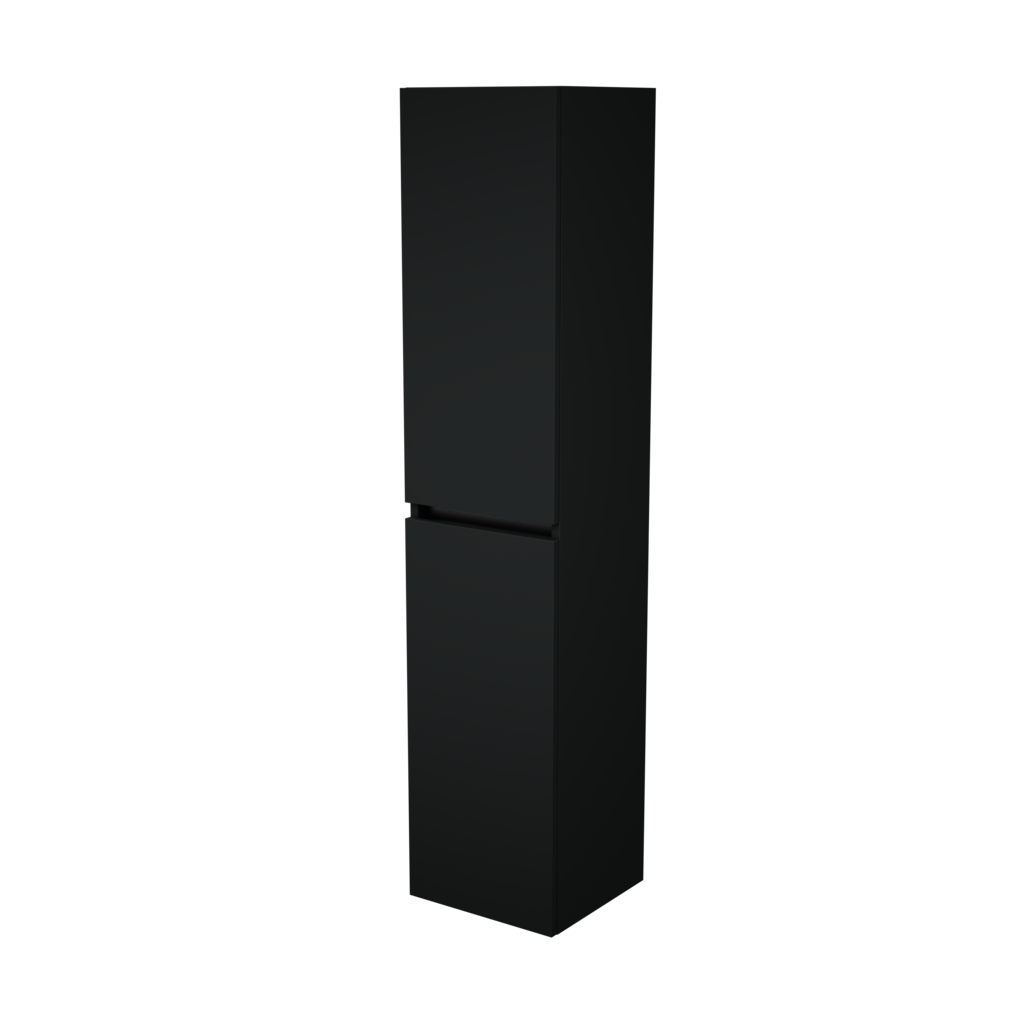 Zeist hogekast met wasmand (Donkerzwart) 8