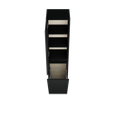 Zeist hogekast met wasmand (Donkerzwart) 13