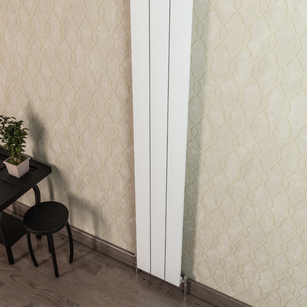 [20434028] Drama Aluminium Radiator 28x180 cm Mat Wit 281