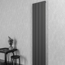 [20434032] Drama Aluminium Radiator 28x180 cm Mat Zwart 282