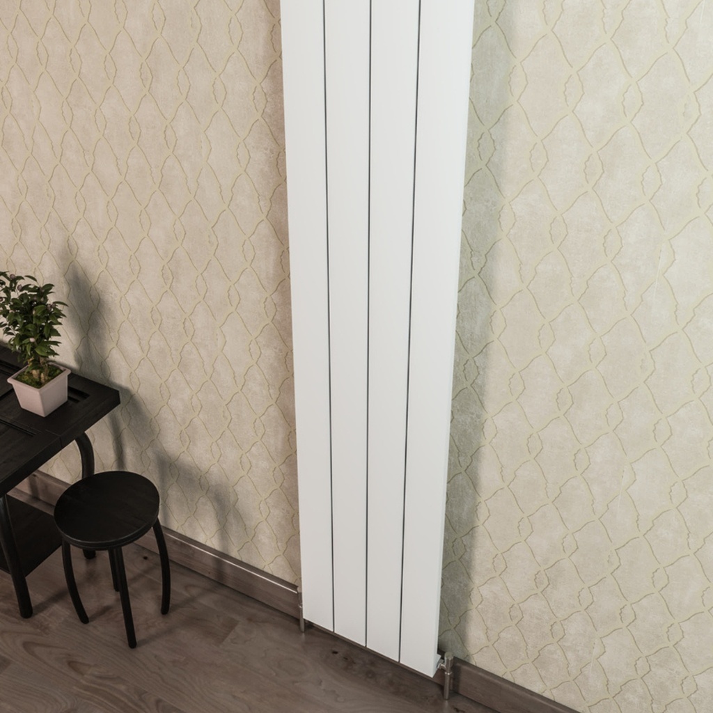 [20434029] Drama Aluminium Radiator 37,5x180 cm Mat Wit 376