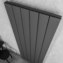 [20434034] Drama Aluminium Radiator 56,5x180 cm Mat Zwart 567