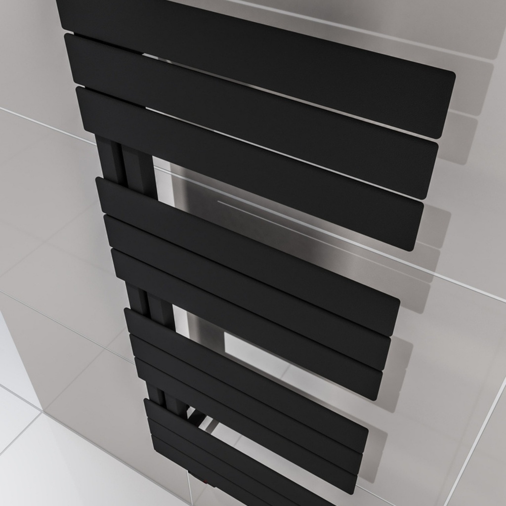 [20414006] Mastika Design Handdoekradiator 60x115 cm Mat Zwart 10