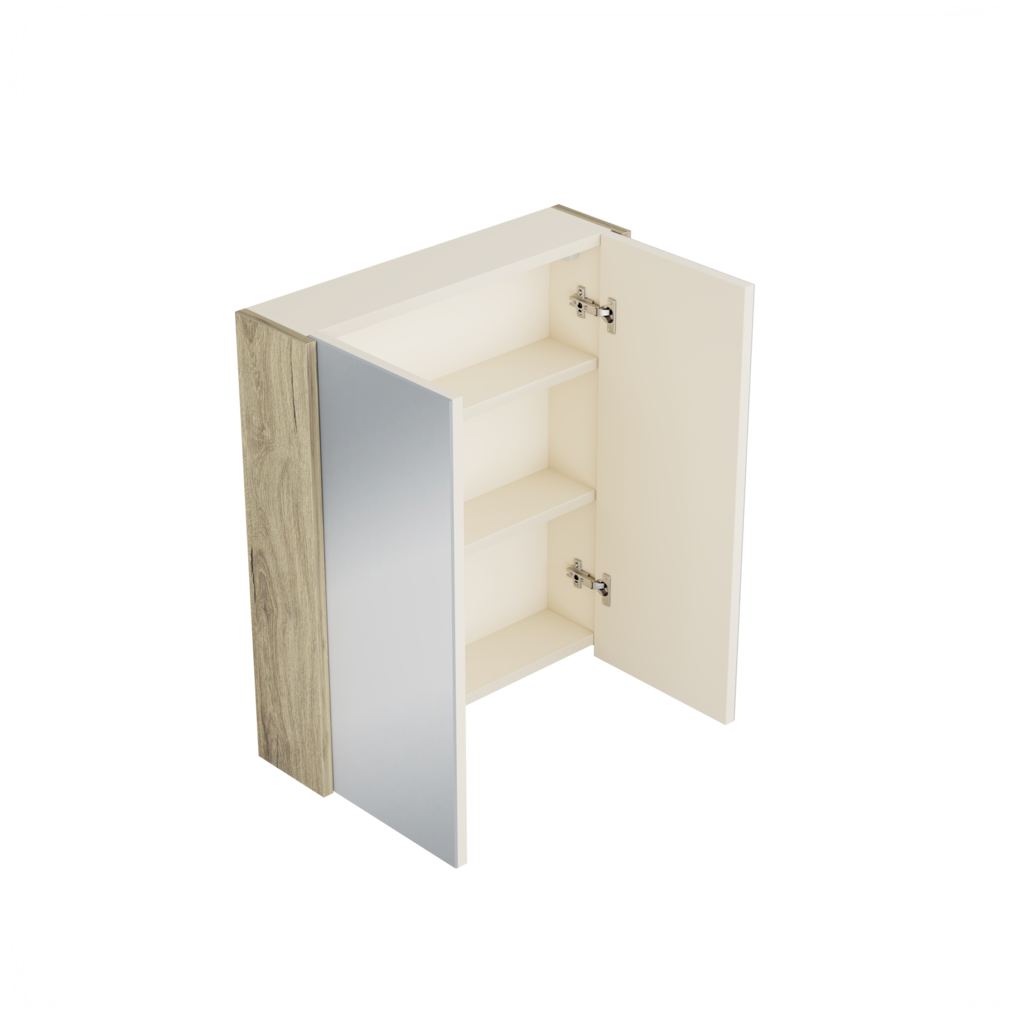 [10212252] Elst spiegelkast (Duitse eik, 60 cm) 1