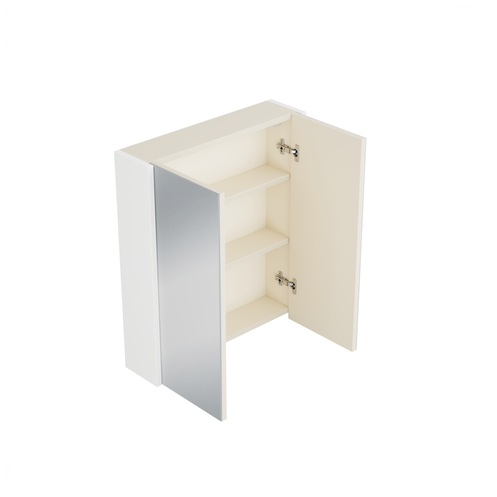 [10212254] Elst spiegelkast (Hoogglans wit, 60 cm) 1