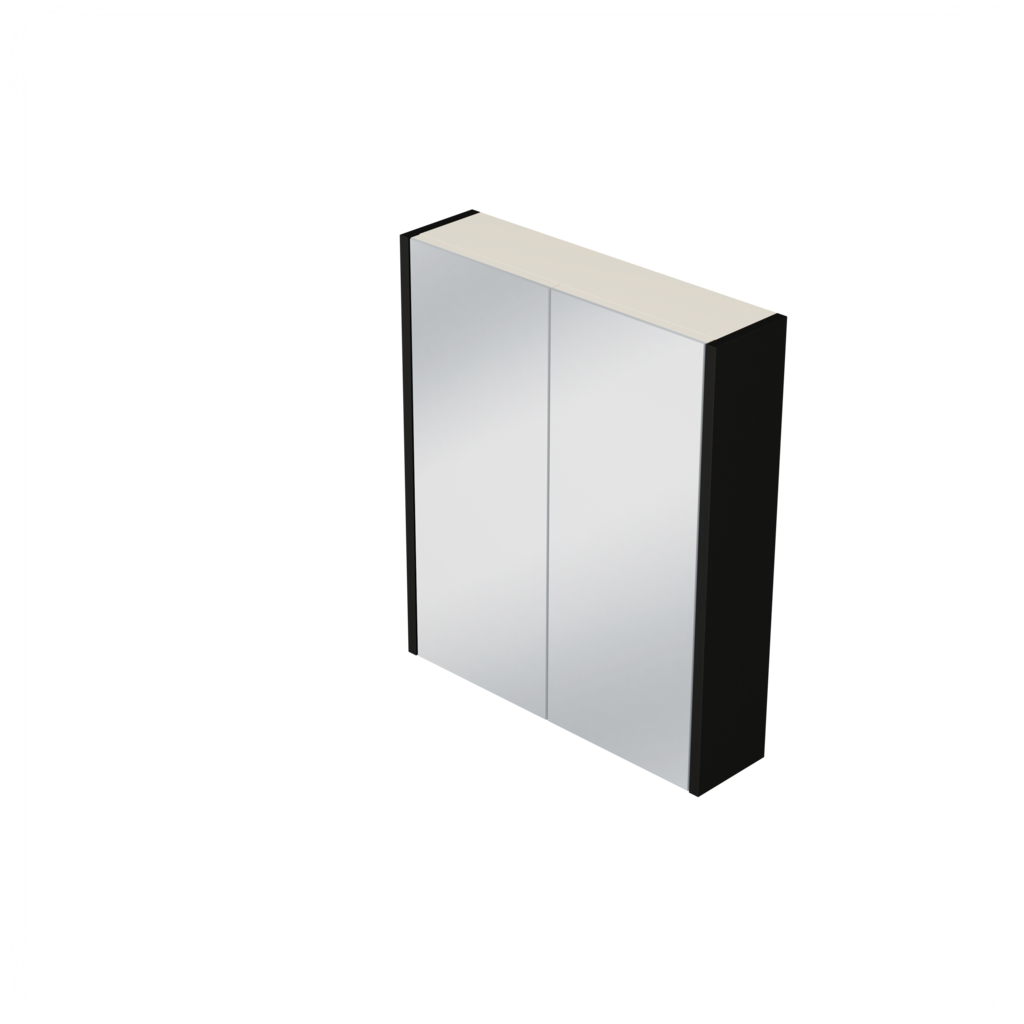 [10212258] Elst spiegelkast (Houtlook zwart, 60 cm) 4