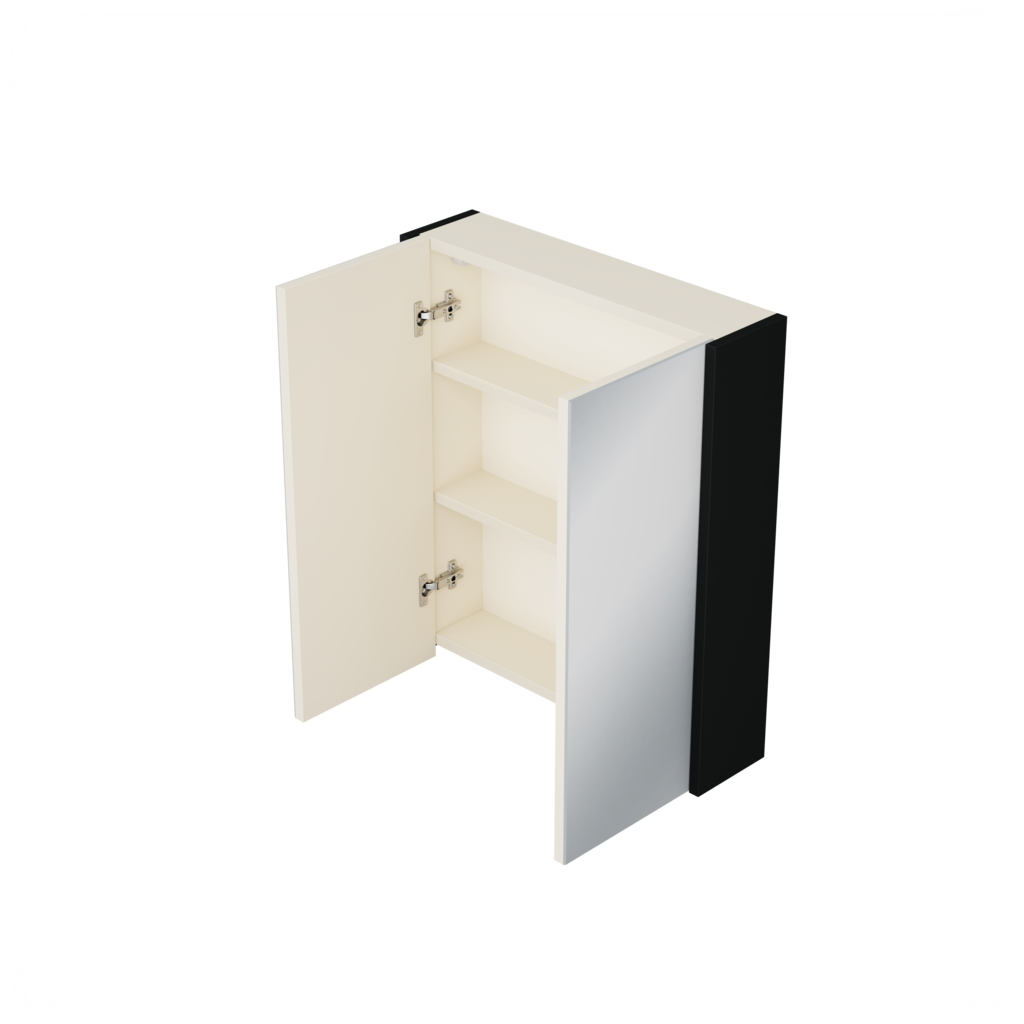 [10212262] Elst spiegelkast (Donkerzwart, 60 cm) 3