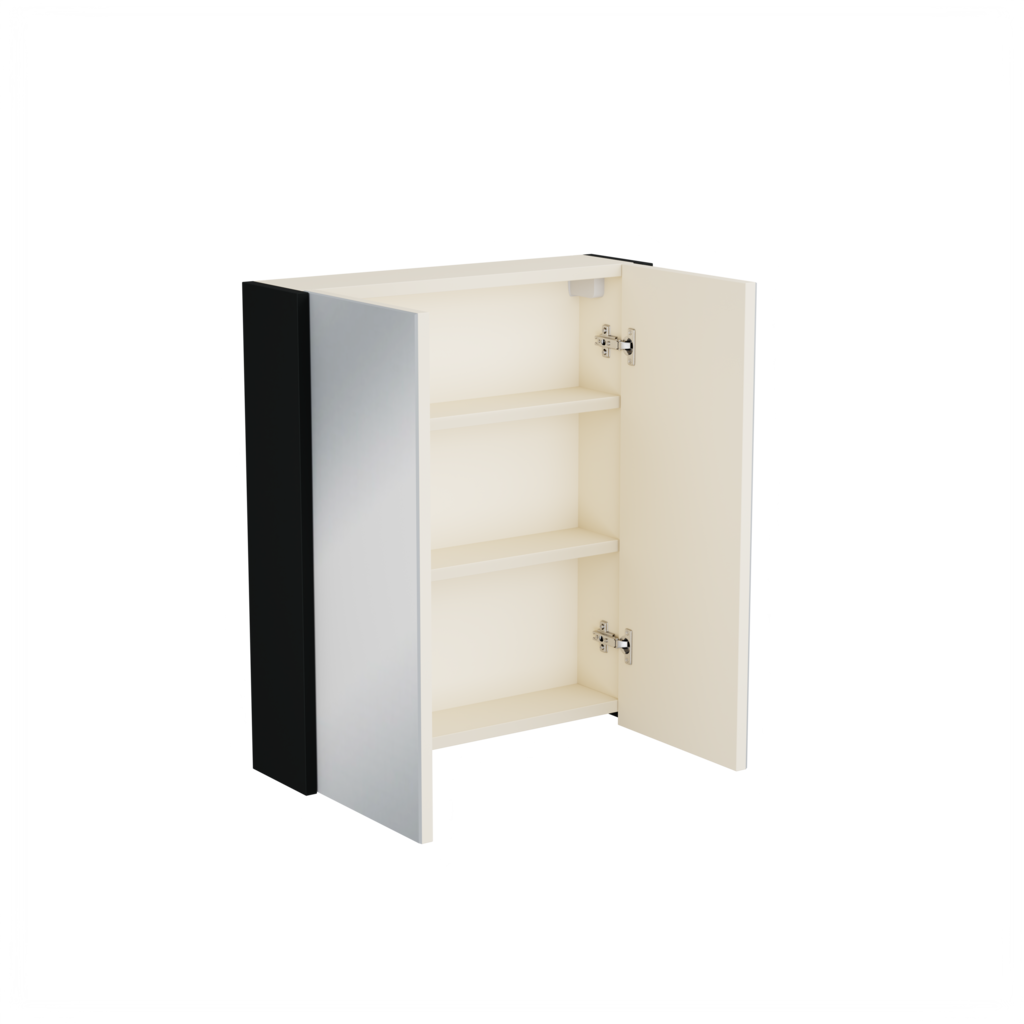 [10212262] Elst spiegelkast (Donkerzwart, 60 cm) 5