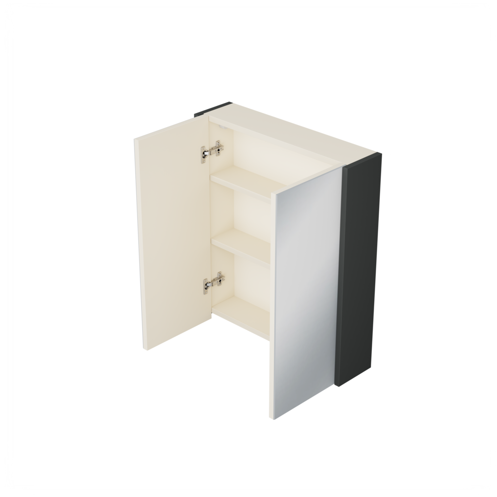 [10212255] Elst spiegelkast (Donkergrijs, 60 cm) 3