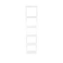 [10626234] Zeist open plank hogekast (Mat wit) 6