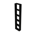 [10626239] Zeist open plank hogekast (Houtlook zwart) 2