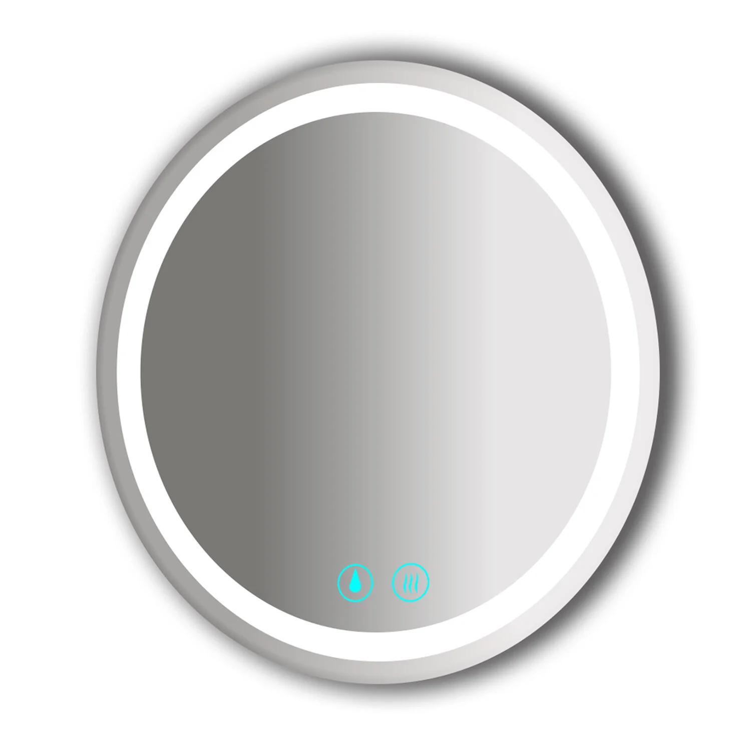 Ronde led spiegel aanraakschakelaar-on/off-spiegel opwarming glass (60 cm)