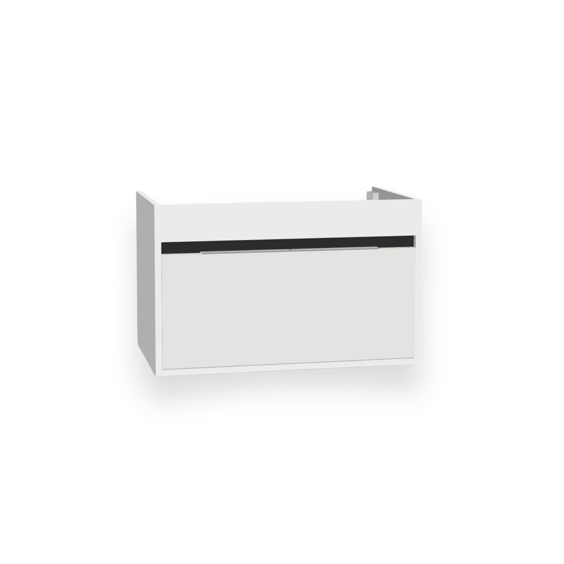 Kassel wastafelonderkast (Hoogglans wit, 65 cm)