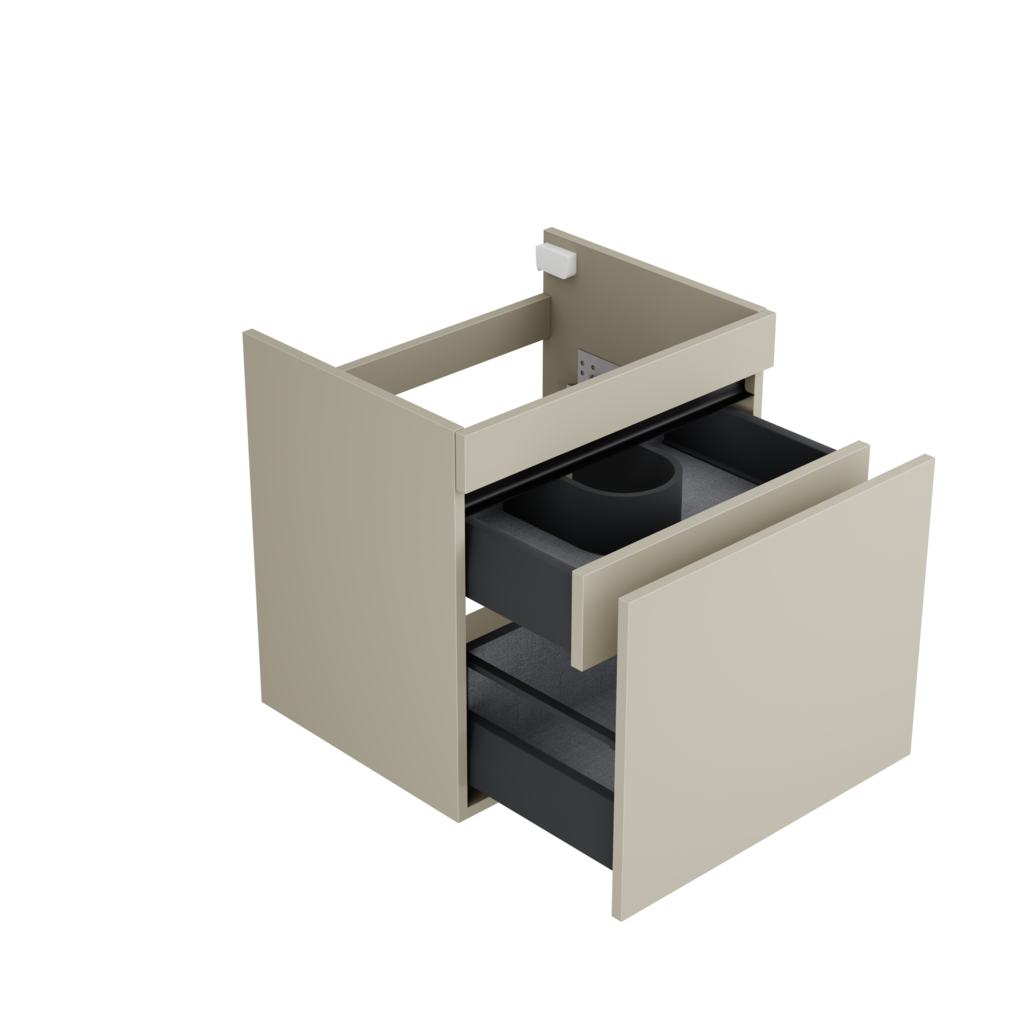 [10115366] Rotterdam wastafelonderkast (Taupe, 60 cm)