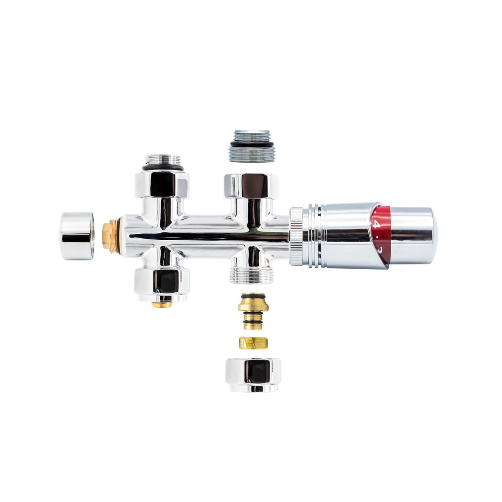 Noor radiatorkraan 1/2Mx16/2 - M30