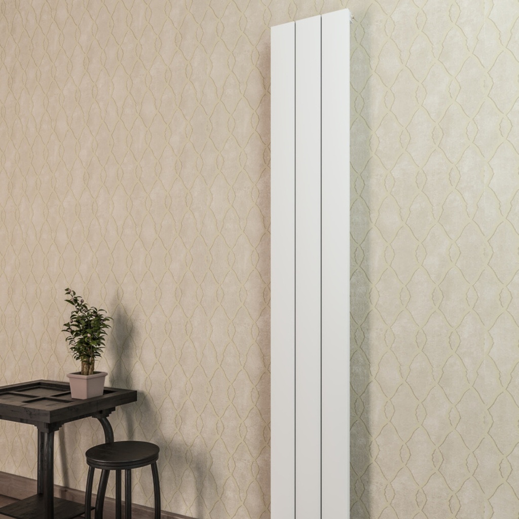 [20434028] Drama Aluminium Radiator 28x180 cm Mat Wit