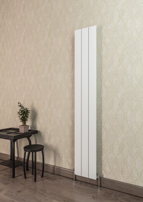 [20434031] Drama Aluminium Radiator 28x120 cm Mat Wit