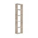 Tall open plank hogekast